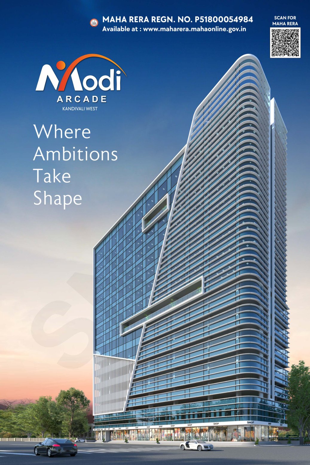 Modi Arcade commercial tower